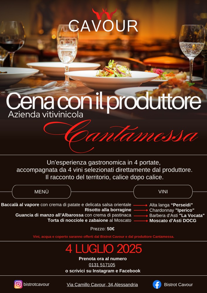 Incontriamo i produttori! Cena con 