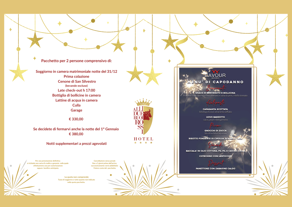 Brindisi Scintillante: Festeggia l'Anno Nuovo all' Alli Due Buoi Rossi!