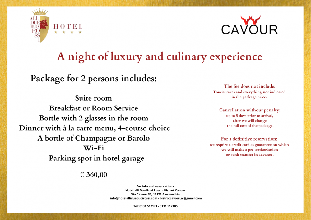 A night of luxury and culinary experience