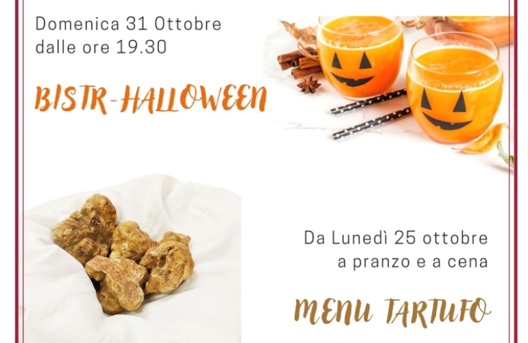 Truffle Menu and Halloween Dinner to Bistrot Cavour