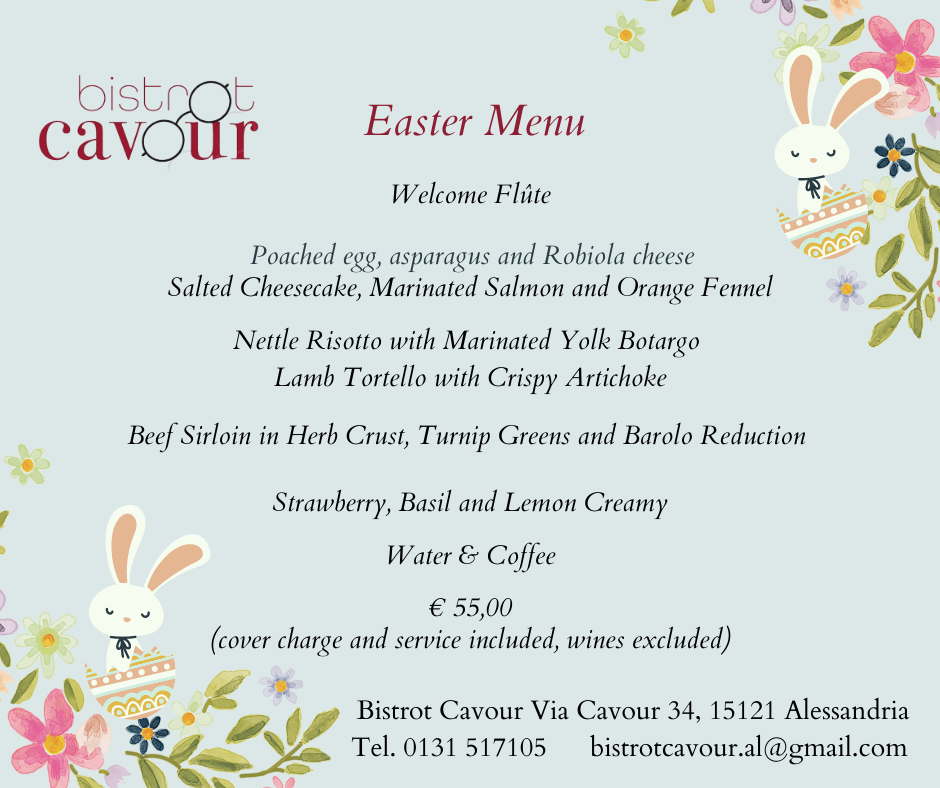 A Tasty Easter at Bistrot Cavour