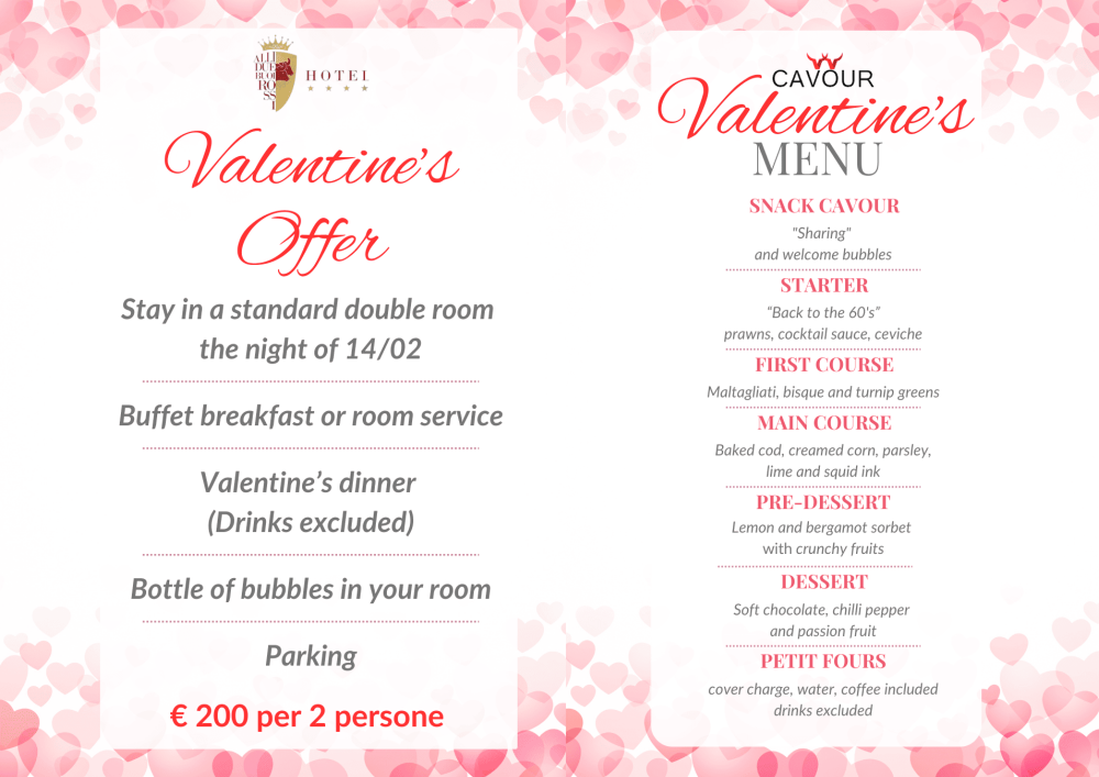 A Dream Valentine's Day at the Hotel Alli Due Buoi Rossi 